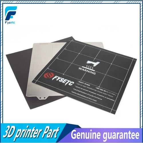 220x220mm Fles Magnetic Heatbed Build Surface B Plate Sheet + Plate Sticker+ Spring Steel Sheet For Wanhao i3 Anet A8 A6 Ender 5