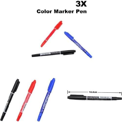 3 Pcs/Set CD-R DVD-R Media Disc Marker Pen Stationery Supplies Hot Pens, Pencils & Writing Supplies