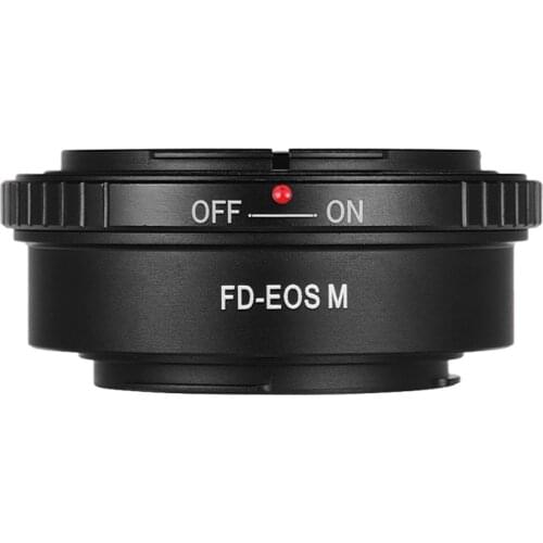 FD-EOS M Lens Mount Adapter Ring for Canon EOS M M2 M3 M5 M6 M10 M50 M100 Camera accessories for Canon FD Lens to Canon EOS M