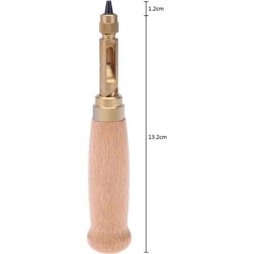 Automatic Belts Punch Replaceable Mute Rotary Punching Punchers Leather Punch Watch Craft Tool Hole Punch Screw Drill Tip Die