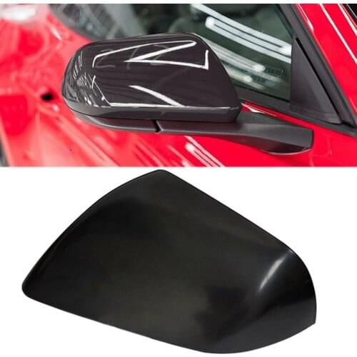 Car Reversing Mirror Cover Wing Mirror Housing Reflector Cover for Ford Mustang US Version 2015-2020