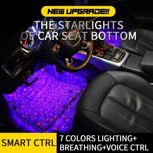 Car lights With USB Wireless Remote Music Control Multiple Modes Automotive Interior Decorative Lights