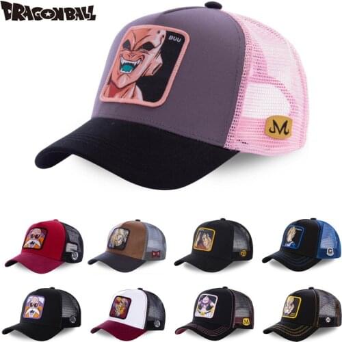 New Brand DRAGON BALL Animation All Styles Snapback Cotton Baseball Cap Men Women Hip Hop Dad Mesh Hat Trucker Hat Dropshipping