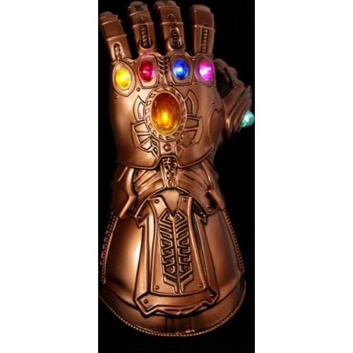 Kids Weapon The 4 Endgame Thanos Led Gauntlet Stones War Glove Adult Halloween Gift Cosplay