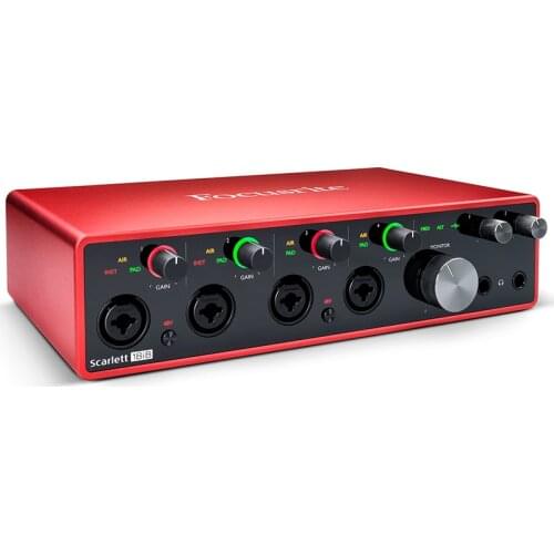 Focusrite Scarlett 18i8 3rd Gen USB Professional Audio Interface Sound card Sing Music Live Recording Guitar band
