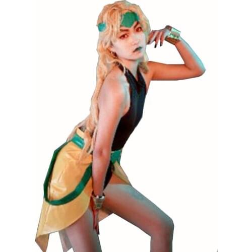 JoJos Bizarre Adventure movie Dio Brando Cosplay Costume Women Version full set