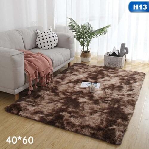 Carpets For Living Room Decoration Bedroom Blanket Tie-dye Gradient Table Net Room mat Washable Nordic Carpet