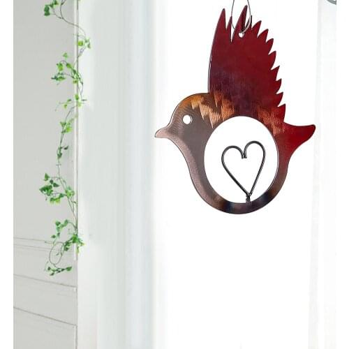 Creative Cute Bird Love Sculpture Anti-Rust Pendant Jewelry Home New Bedroom Exquisite Decoration Pendant