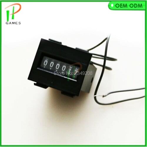 Arcade 6 digits 12V mechanical coin counter meter for arcade coin acceptore operated vending machines