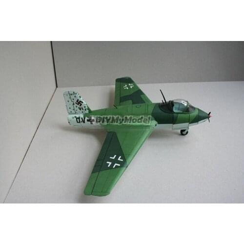 DIYMyModeI1:33 Scale Me-163 Komet Rocket-powered Interceptor DIY Handcraft PAPER MODEL KIT Puzzles Handmade Toy DIY