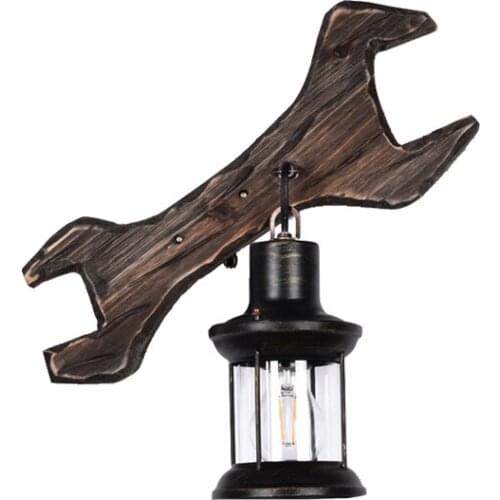 Retro American Countryside Wall Light Loft Industrial Art Wall Sconce Antique Restaurant Bar Aisle Balcony Decorative Lamp