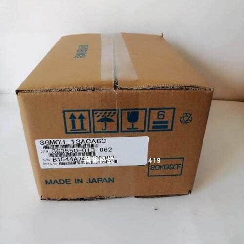 New in box original yaskawa ac servo motor SGMGH-13ACA6C servo motors