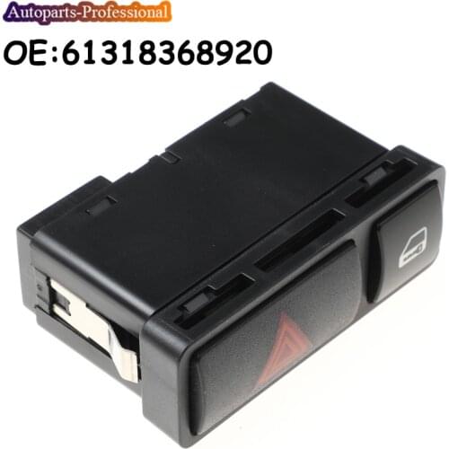 Hazard Warnng Light Central Lock Locking Switch For BMW 3 Series E46 61318368920 Autoparts