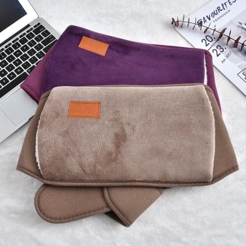 Rechargeable Hot Water Bottle Warm Waist Treasure Super Soft Waist Belt Plush Hot Water Bottle Cover Hand Warmer Warm Palace