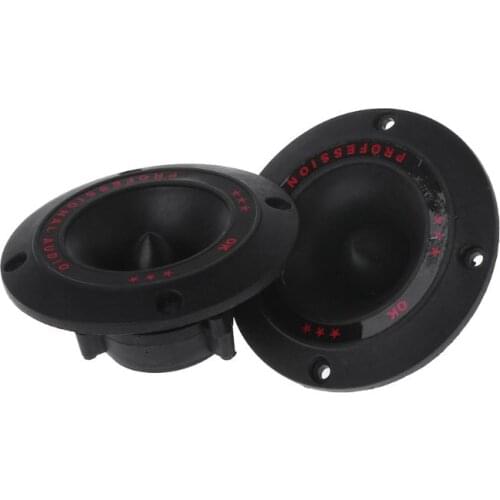 2PCS Piezoelectric Tweeter 3" Audio Speaker Treble Ceramic Piezo Loudspeaker PA/DJ Tweeters Home Subwoofer Stage Sound