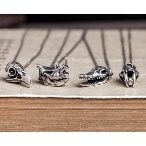 925 Sterling Silver Pendant for Necklace Punk Jewelry Finding Accessories Vintage Necklace Pendants Jewelry Wholesale Jewelry