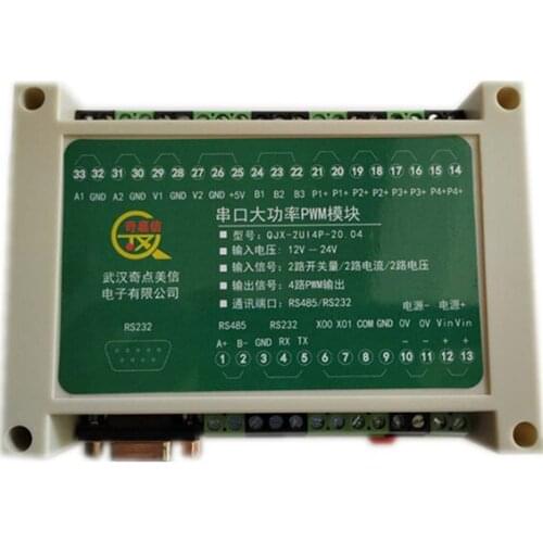 PWM Drive Controller Serial Port RS485 232 Communication Motor Forward and Reverse Solenoid Valve 5A Current 4 Way