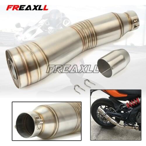 For Universal 36-51mm Motorcycle Accessories cnc Exhaust Stainless Steel Motorbike Exhaust Pipe For YAMAHA YZF R1 2002 2003 /R10