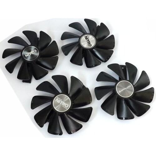 1 PCS New Original for Sapphire RADEON RX VEGA 56 RX580 RX590 RX570 RX480 RX470 Video Graphics card cooling fan