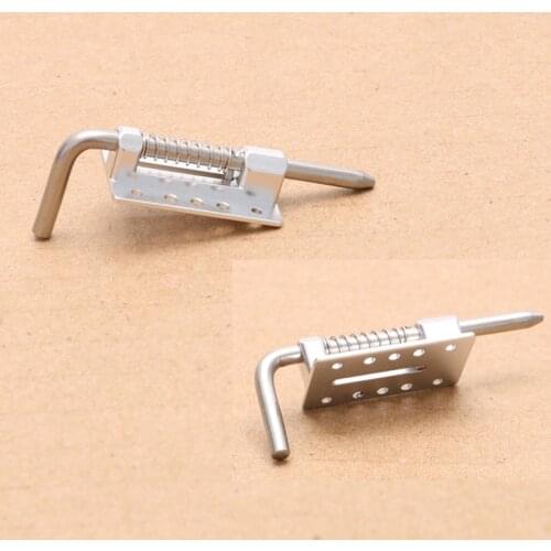 2PCs Diamter 3mm Aluminum Canopy Door Locks Hatch Latch Spring Bend Bolt For RC Airplane F3A FPV Drone DIY Part