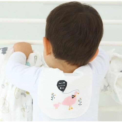 2pcs Cute Baby Wicking Towel Absorb Sweat Back Towel Perspiration Wipes Reusable Cartoon Print Baby Towel