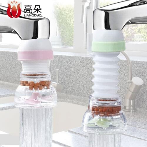 360 Rotate Anti Splash Faucet Filter Water Saving Kitchen Sink Faucet Sprayer Flexible Rotatable Kitchen Tap Nozzle Torneiras