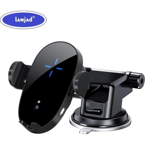 XR 15W Car Qi Wireless Charger for IPhone X 8 11pro Xs Fast Charging for Samsung S10 S9 S8 Note10 8 Air Vent Mount Phone Holders