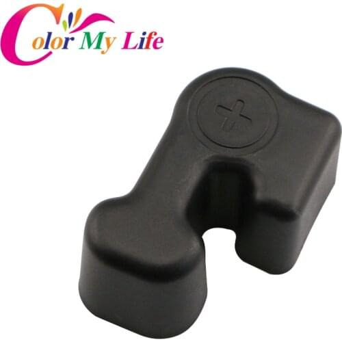 Color My Life ABS Car Engine Battery Positive Interface Waterproof Dustproof Protection Cover for Vw Golf 5 6 7 Accessories