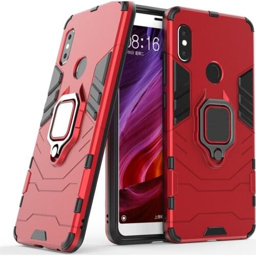 For Xiaomi Redmi Note 5 Pro Case Ring Stand Bumper Silicone + PC Phone Cover for Xiaomi Raedmi Note 5 PRO Note 5 5pro Case Funda