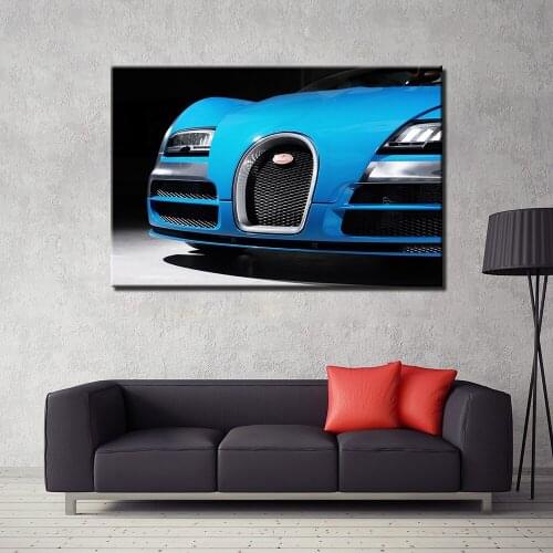 Bugatti Super Car Poster Canvas Paintings Wall Art Prints for Living Room Home Decor Modern Pictures
