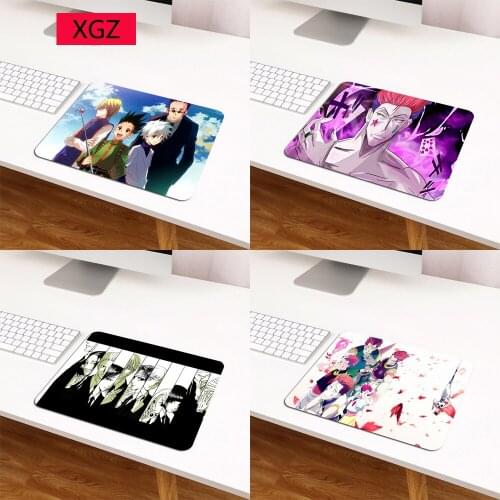 XGZ Anime Hunter X Hunter Mouse Pad 25x20cm Game MousePad Laptop Keyboard Pad Table Mat for Playing Games Small Mouse Pad