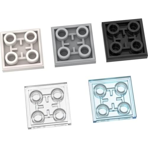 BuildMOC Compatible Assembles Particles 11203 2x2 For Building Blocks Parts DIY enlighten block bricks Educational Tech Toys