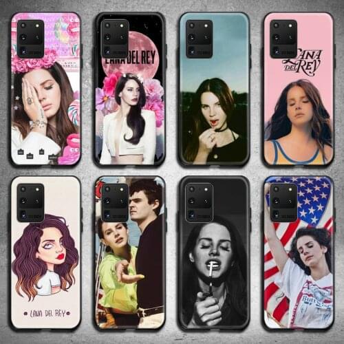 Fashion Funny Lana Del Rey Phone Case For Samsung Galaxy S21 Plus Ultra S20 FE M11 S8 S9 plus S10 5G lite 2020