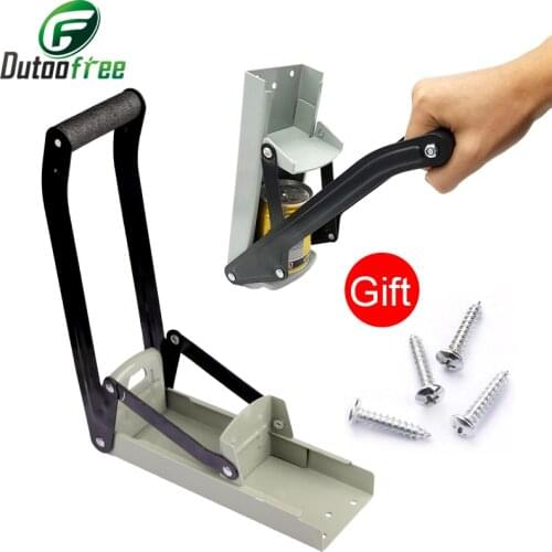 Can Crusher Wall Mounted Recycling Tool Mounted Beer Tin Bottle Opener Can Opener Kitchen Tools Kitchen Accessories 500ml/160Z