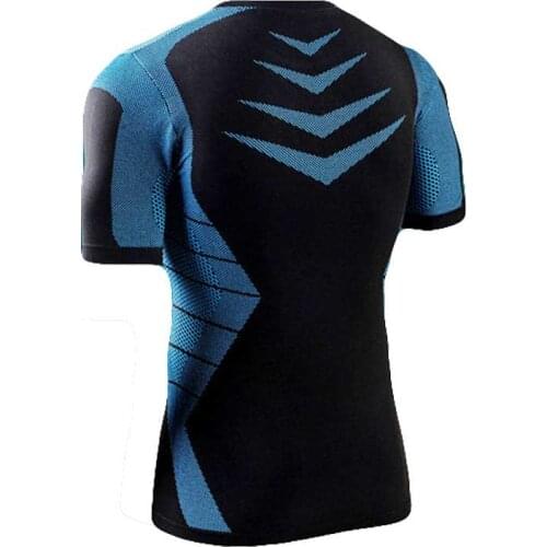 Men Quick Dry Workout Gymming Tops Short Sleeve Tee Sporting Runs Compression Fitness Exercise Female Clothing T Shirt MA58