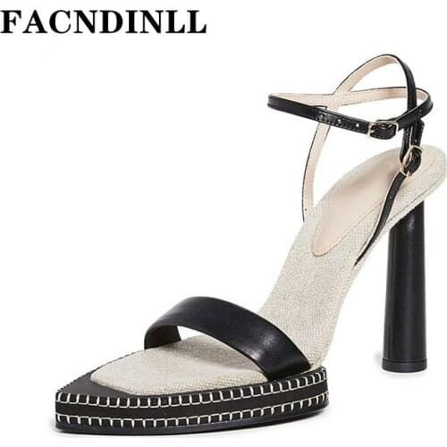 2021 New Summer Sandals Women Shoes Buckle Strap Sexy High Heels Platform Night Club Dress Party Shoes Woman Gladiator Sandals