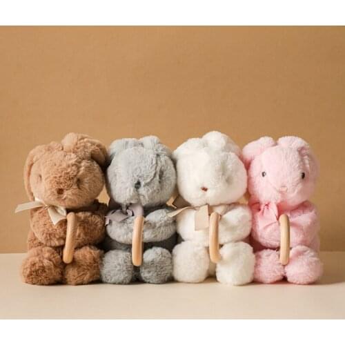 New Fashion Soft Plush Toy Stuffed Kids Animal Rabbit Sleeping Cute Cartoon Stuffed Animal Dolls Children Birthday Gift