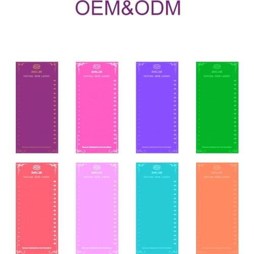 OEM ODM False Eyelash Private Logo DIY Custom Logo Personal Eye Lashes For Eyelash Extension