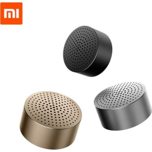 Original Xiaomi Bluetooth Metal Speaker Wireless Mini Stereo Portable Wireless Aux-in Handsfree Mp3 Music Player Call for phone
