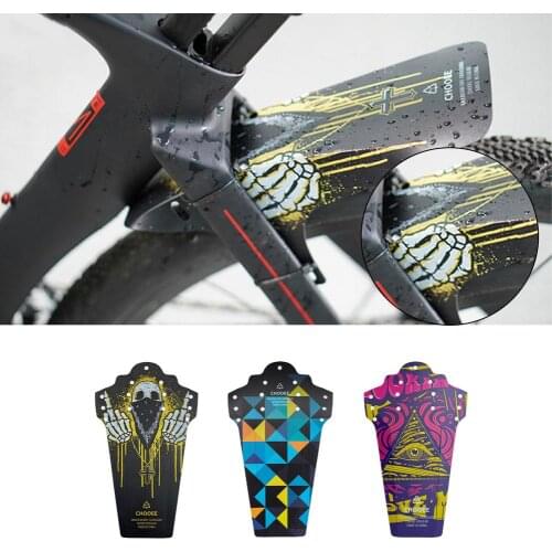 Bicycle Fenders Carbon Fiber Color Front/Rear Tire Wheel Universal Mudguard MTB Road Bike Wings Fenders For Enduro Mountain Bike