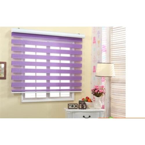 Popular zebra blinds/double-layer roller blinds/ready made curtain/curtain fabric curtain window curtain