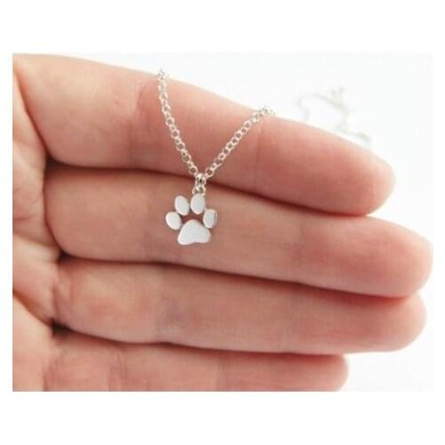 Factory direct selling cute girl jewelry Foot print daughter gift 925 sterling silver necklace