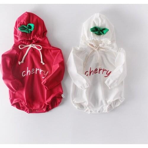 Christmas romper baby girls cute leaves desgin hooded jumpsuit newborn baby girls bodysuit for toddler pajamas children outfits