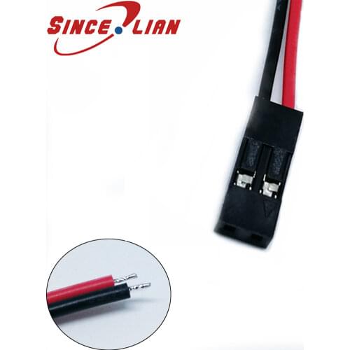 SINCILIAN 100pcs Jumper Wire Dupont Line 10cm Single Head 2.54mm 1Pin 2Pin Dupont connector cable electric Dupont Header cable