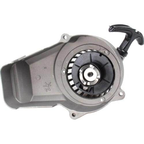 Grey easy ALUMINUM PULL STARTER START RECOIL for 47cc 49CC MINI POCKET BIKE ATV 2 Stroke