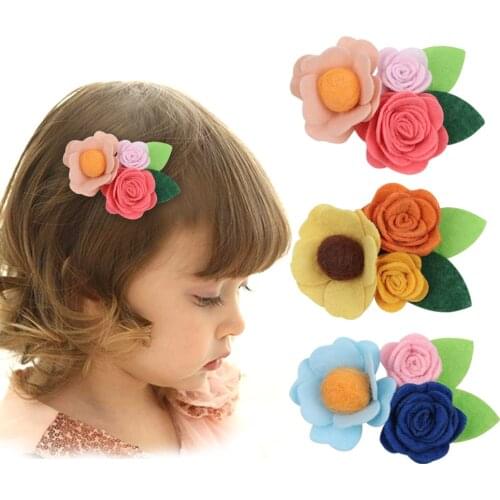 Oaoleer 1/3/4/5PCS/Set Newborn Baby Pearl Artific Flower Hairpins for Baby Girls Clip Accessories Toddlers заколки на волосы