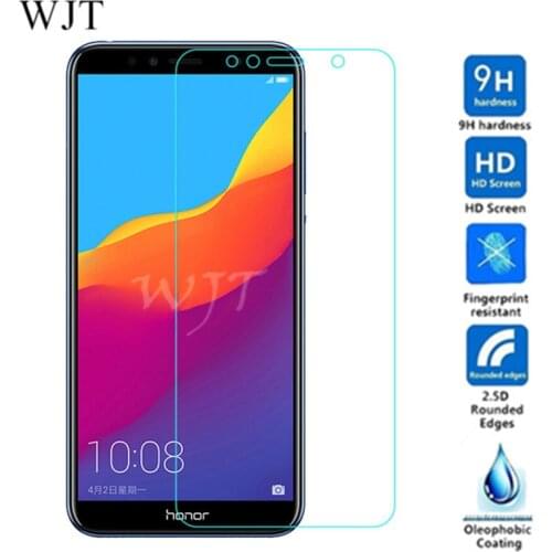 7A pro sklo cover Tempered Glass For Huawei Honor 7A Y6 2018 7A Pro Film on Y6 Y5 2018 5.7 5.45 inch Protective Screen Protector