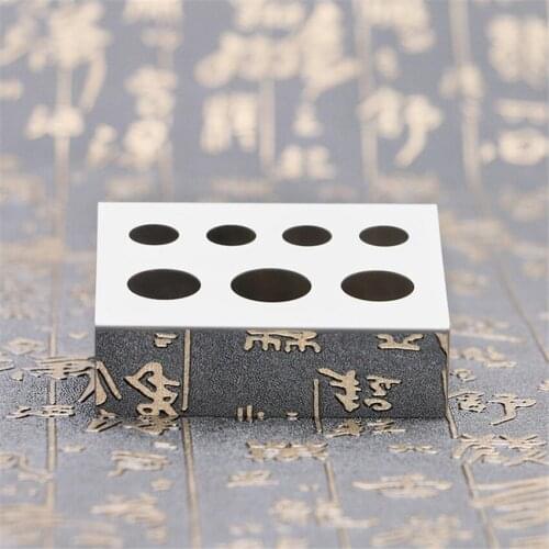 7 Grids Tattoo Paint Cup Holder Stainless Steel Tattoo Art Color Material Cup Rack Pigment Container Makeup Tattoo Accessories