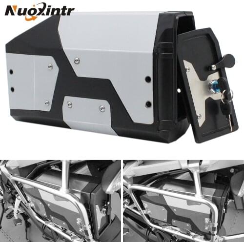 Aluminum Motorcycle Tool Box Bag Waterproof High Capacity Durable Bracket Box for BMW R1200GS R1200 GS LC ADV R1250 GS R1250GS