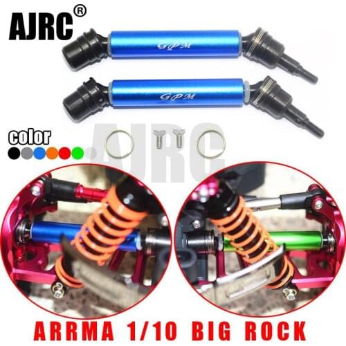 ARRMA 1/10 BIG ROCK 45#hardened steel head+aluminum alloy barrel front and rear universal CVD universal joint AR310780/AR310784